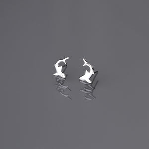 Galapagos shark whitetip stud earrings small