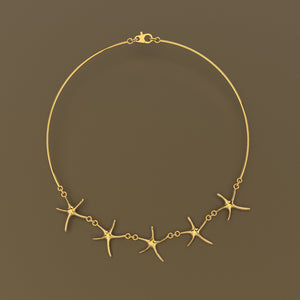 Gold 750 Sea star necklace