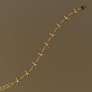 Gold 750 Sea star bracelet