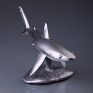 Galapagos Whitetip Shark Resin Sculpture / Marine Reserve Tribute