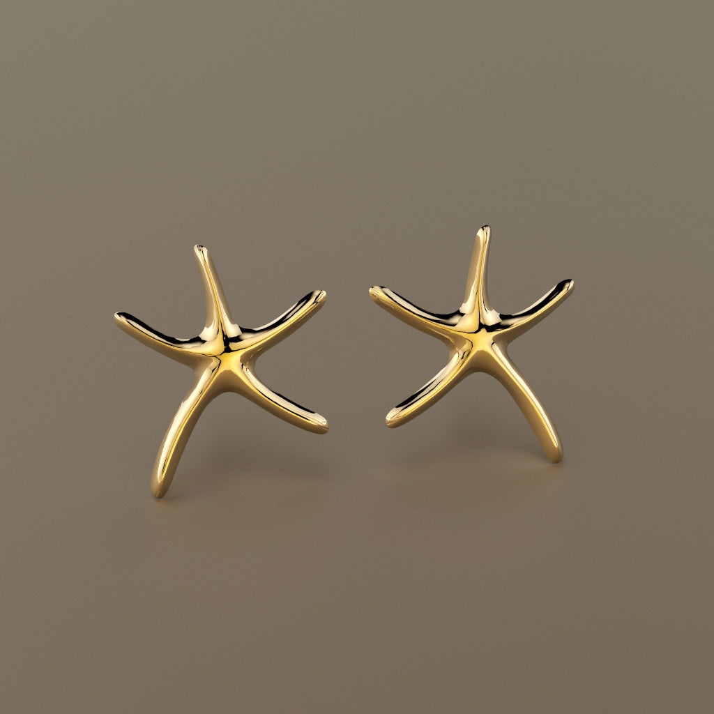 Triple Star Climber Earrings – Design Gold Jewelry