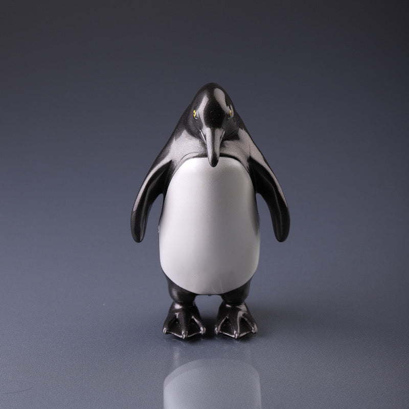 Galapagos Penguin Resin Sculpture / Marine Reserve Tribute