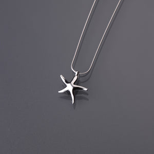 Sea star pendant curved medium