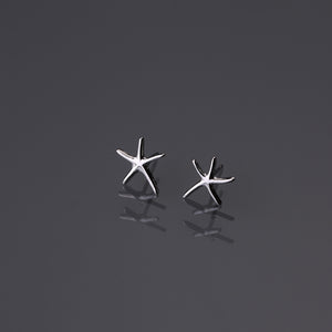 Sea star stud earrings small